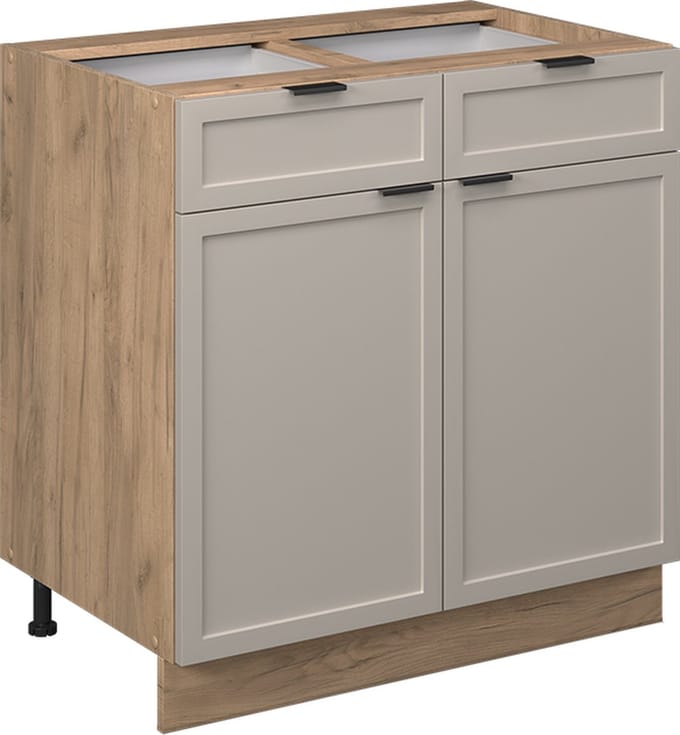 Vicco Fame-Line Onderkasten – 80 cm, WB Eik GrijsBeige