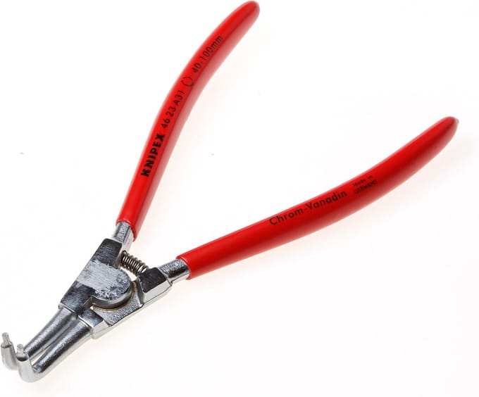 Knipex 46 23 A31 Borgveertang voor buitenringen op assen - 200 mm