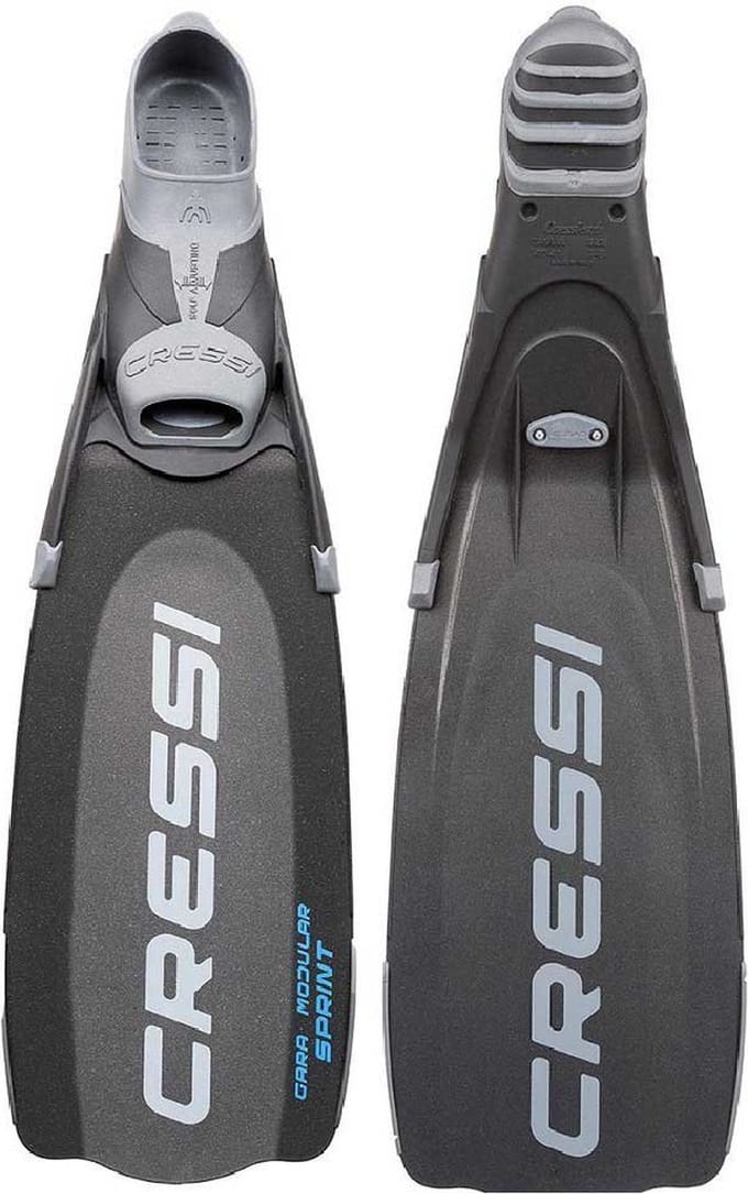 Cressi Gara Turbo Sprint Duikvinnen Zwart EU 44-45