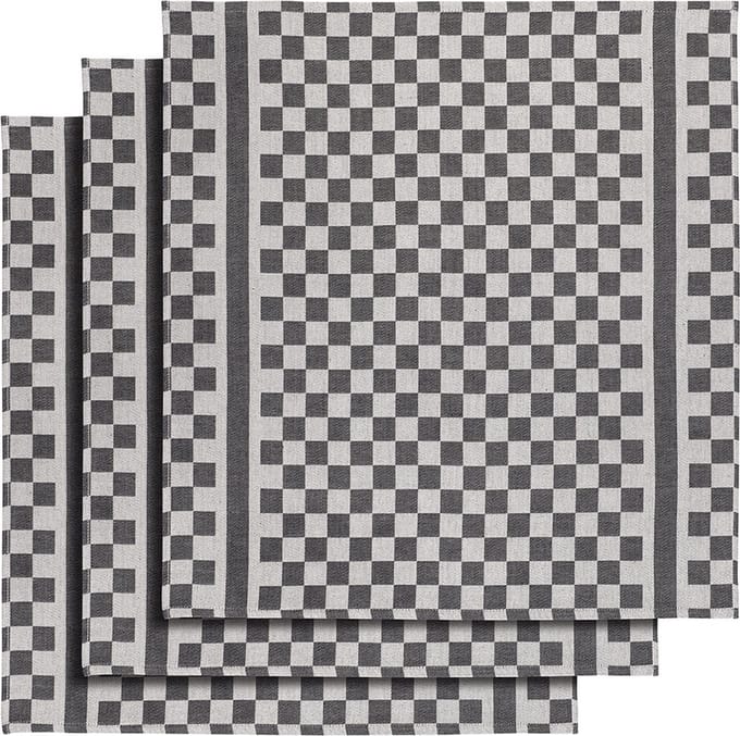 De Witte Lietaer Theedoek Groom-A - 3 stuks - 65 x 70 cm - Katoen