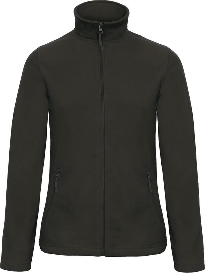 B&C Collectie Vrouwen/dames ID 501 Microfleece Jasje (Zwart)