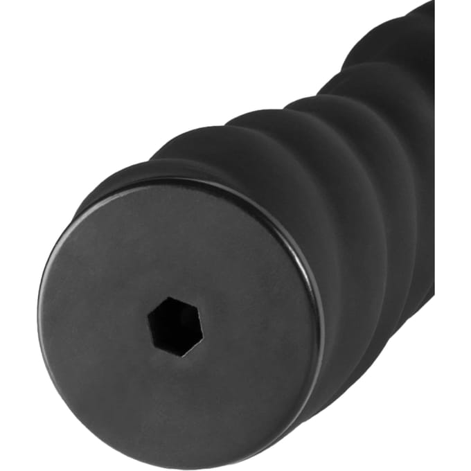 Rimba - Strap On Dildo - Verwisselbare Siliconen Dildo voor Strap-on met Zuignap - Zwart