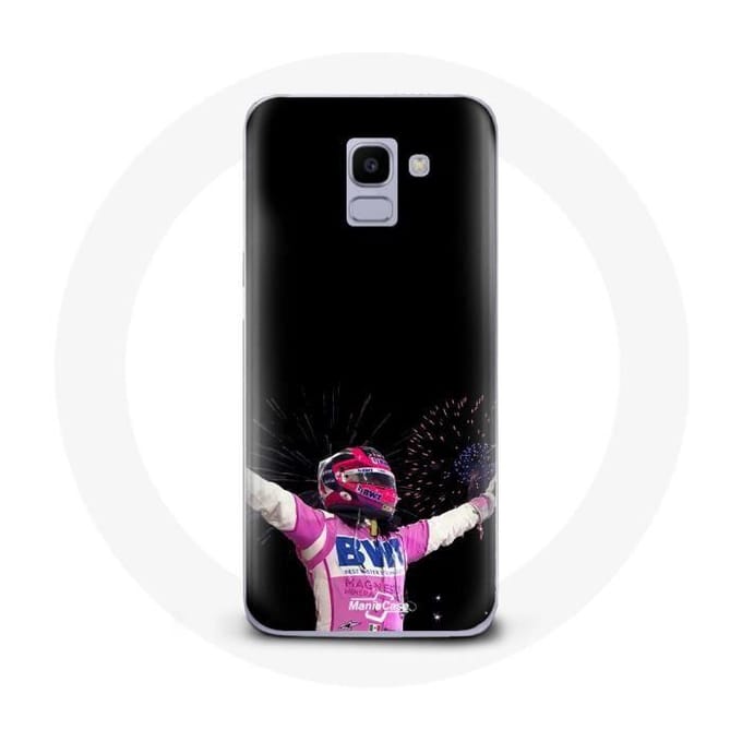 Coque - Samsung - Galaxy A6 2018 - Formule 1 - Sergio Pérez - Souple - Noir