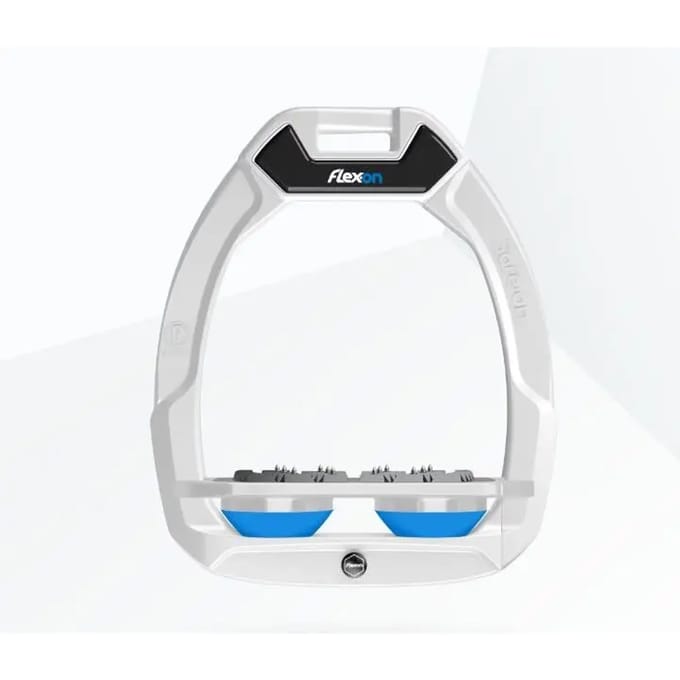 Plat Ultra Grip Witte/Gijze/Blaue Veiligheidsbeugels Flex-On Safe-On