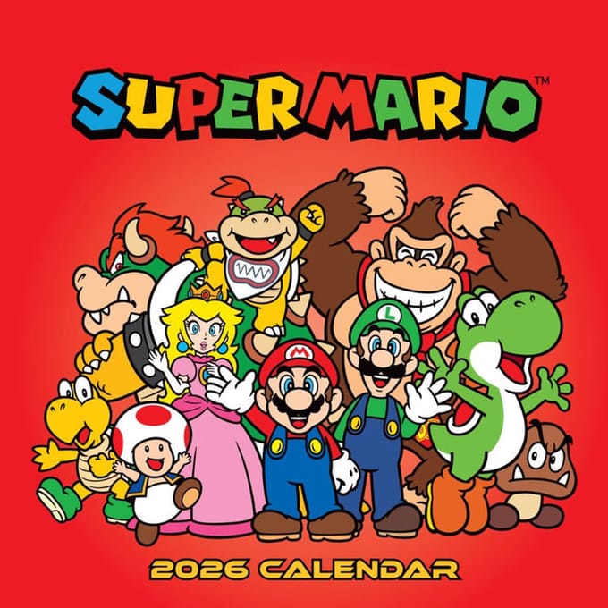 Super Mario Kalender 2026