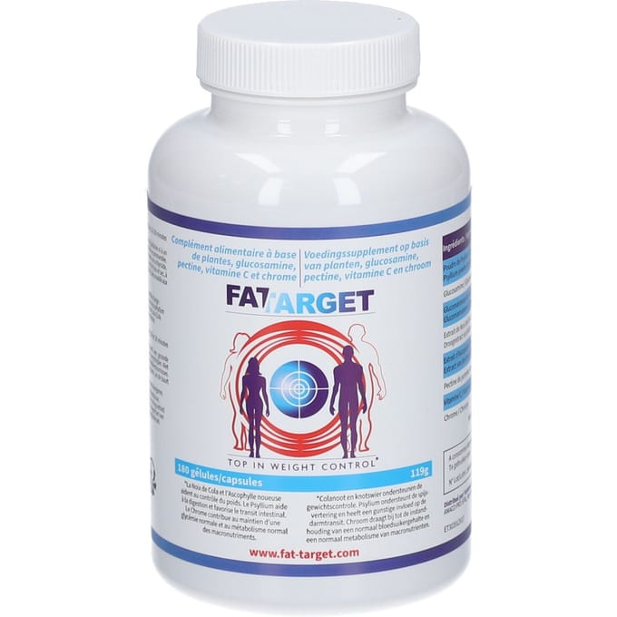 Fat Target Voedingssupplement Vetverbranding 180 Capsules