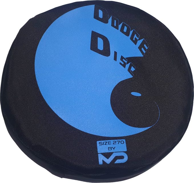 MD Sport - DodgeDisc zwart groot - Veilige frisbee - Trefbal frisbee - Dodgebee