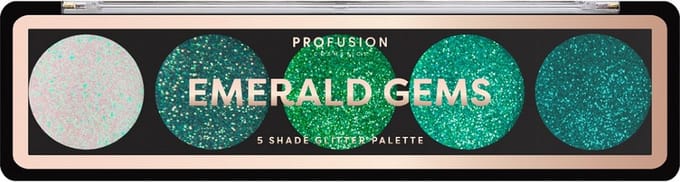 Profusion Glitter Palette Emerald Gems
