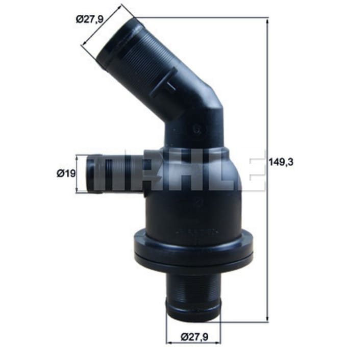 Thermostaat, koelvloeistof MAHLE TH 55 87