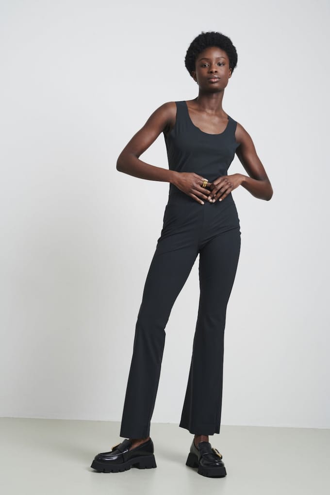 Pants Eliya Easy Wear flair Technical Jersey | Grigio Notte - Grigio Notte / S