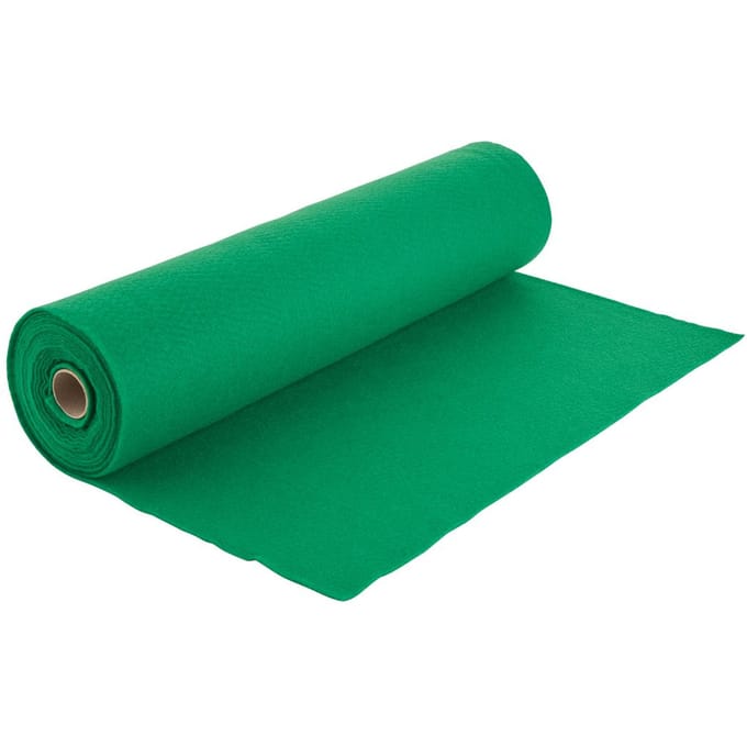 VBS Handwerkvilt, 45 x 500 cm - Grasgroen