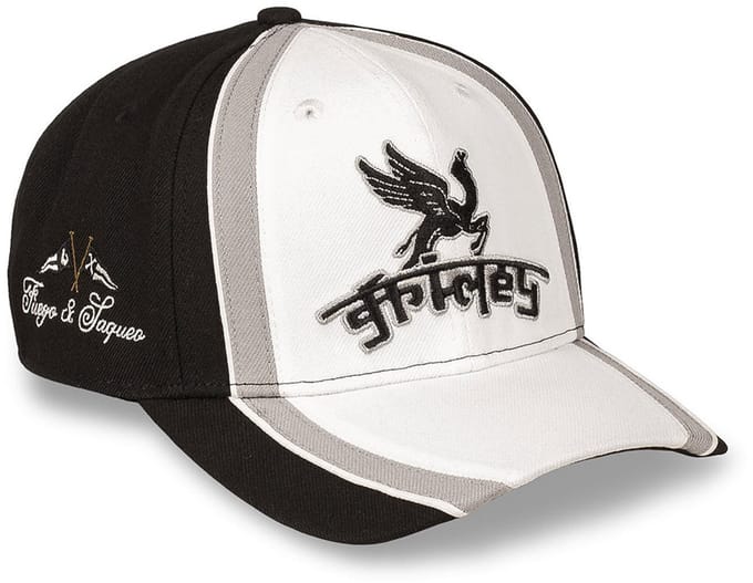 Grimey Race War Curved Snapback Cap Wit