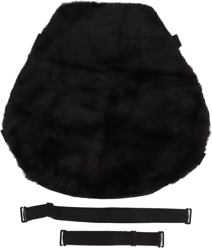 Motorfiets Zitkussen - Warm Zitje - Winter Comfort - Universele Pasvorm - Zwart