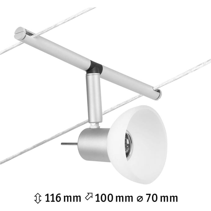 Paulmann Wire Sheela spot voor kabelsysteem chroom