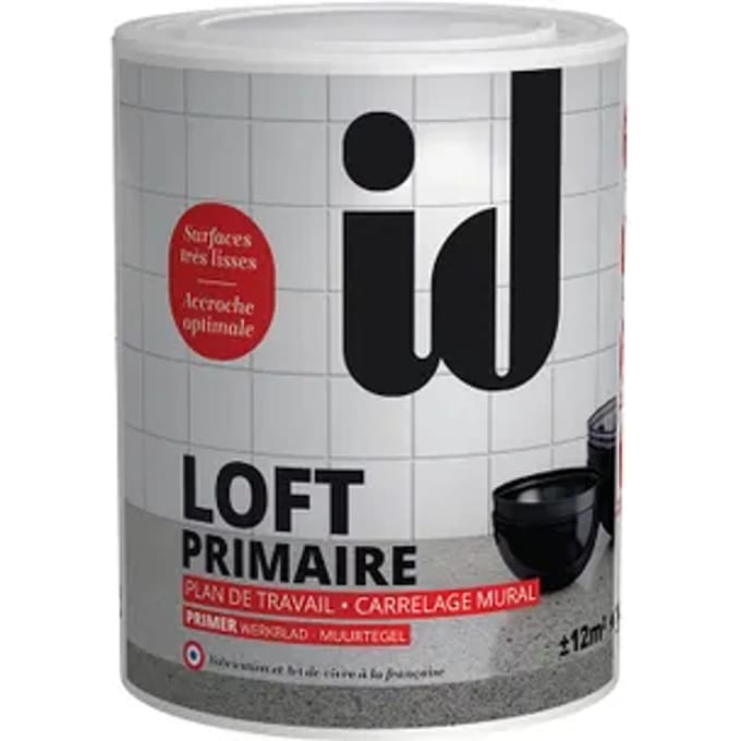 Decor Primer Loft - Wit - Werkblad & Muurtegel - Mat - 1l