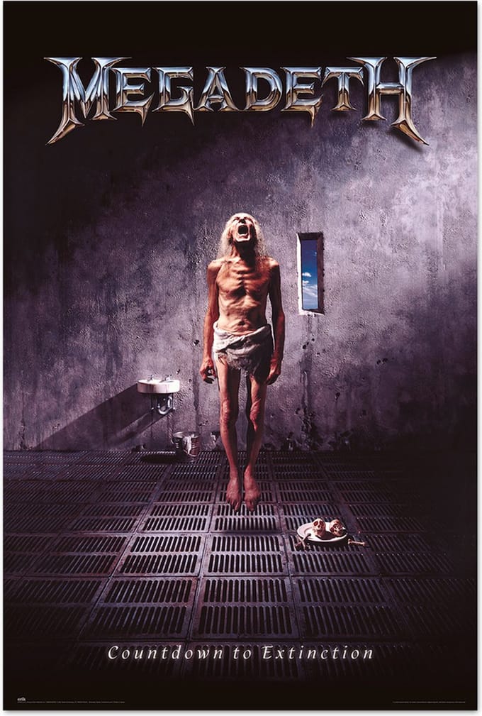 Megadeth Countdown to Extinction - Maxi Poster - 61 x 96.5 cm