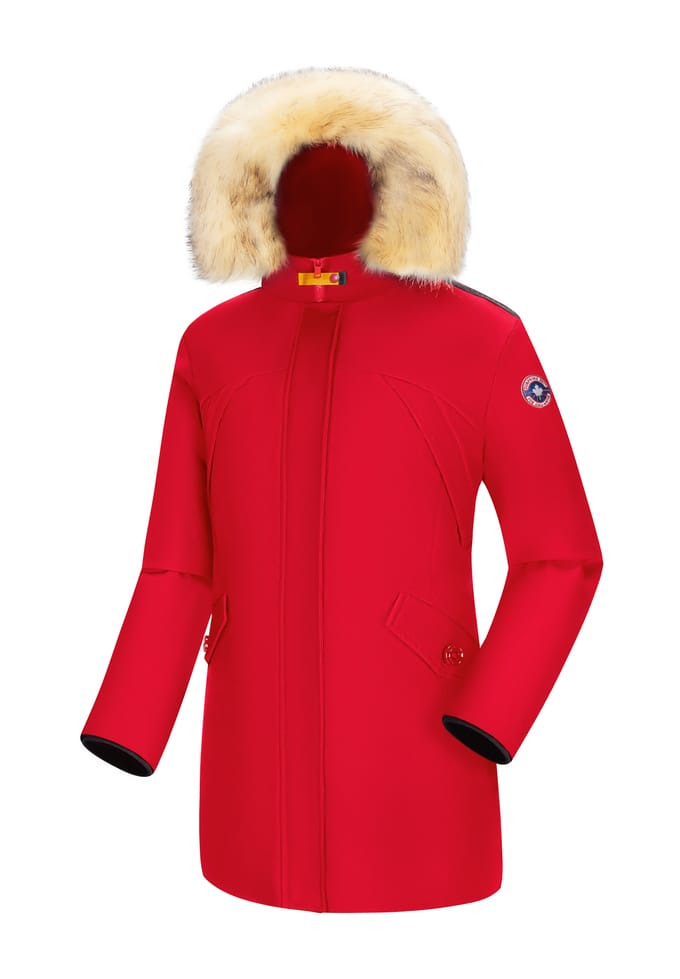 Subprime - Dames Jas winter Parka Chloe - Rood - Maat M