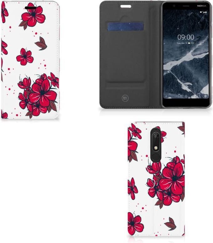 Nokia 5.1 (2018) Smart Cover Blossom Red