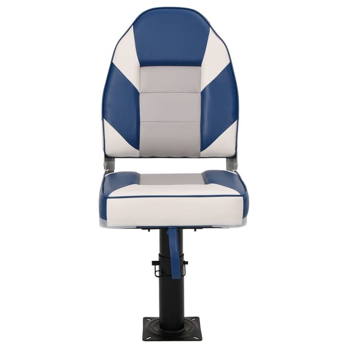 vidaXL - 2-delige - Bootstoelenset - met - hoge - rugleuning - inklapbaar