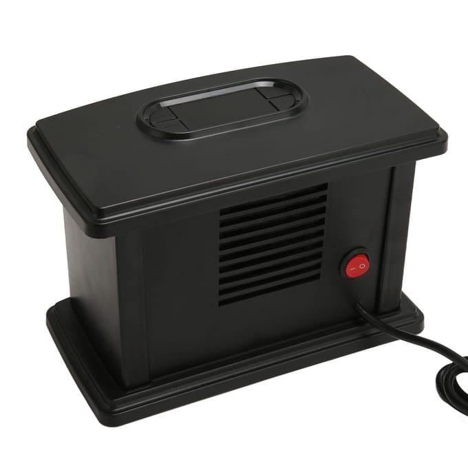 Mini Elektrische Openhaard Kachel Gesimuleerde Vlam Efficiënte Verwarming Stille Werking Draagbare Openhaard black