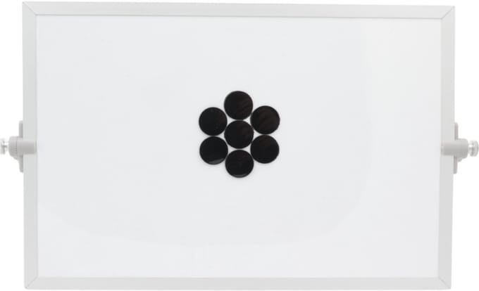 Sam Creative Whiteboard Magneten - Magnetisch Symbool - Cirkel - 2 cm - Zwart - 25 stuks - Whiteboard