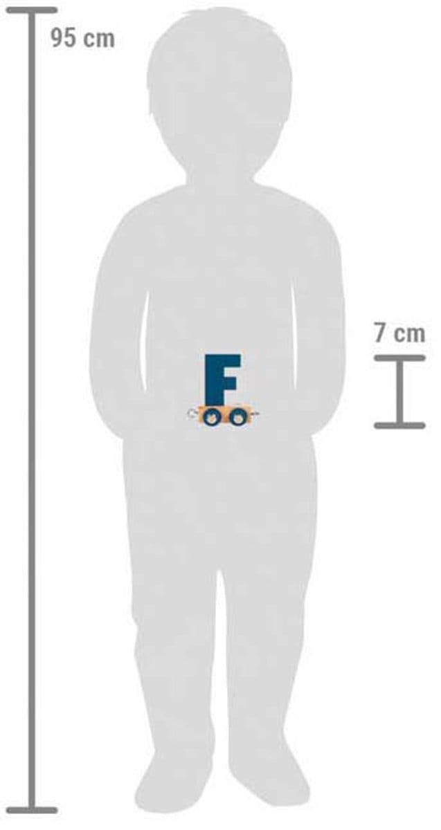 Small Foot - Wooden Letter Train Polar - F