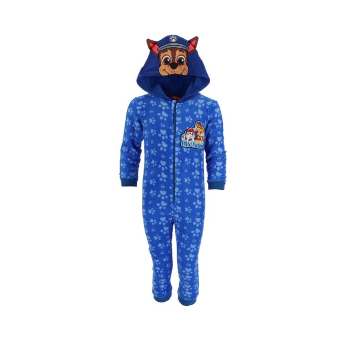 Paw Patrol Onesie - Maat 122/128 - Polyester - Pyjama - Blauw