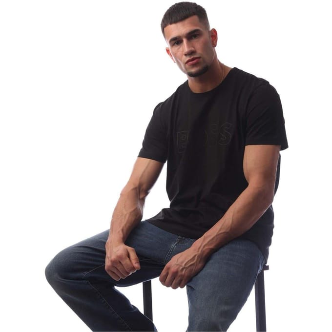 Boss Heren Teebo T-Shirt (Zwart)