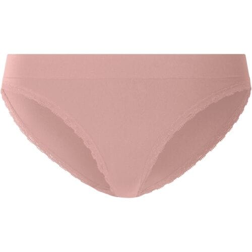 ESMARA Set van 3 dames onderbroeken met kant (Roze, S (36/38))