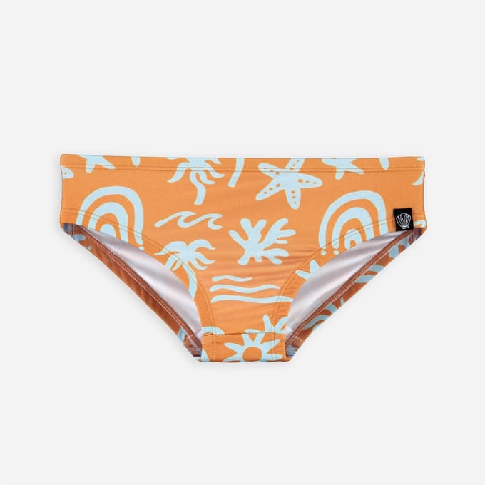 TROPICAL VIBES BLUE – 128/134 – Bikinibroekje UV50+ bescherming