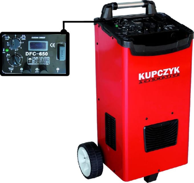Kupczyk DFC-650T - Acculader met Startfunctie - 12V/24V - 100A - 480A