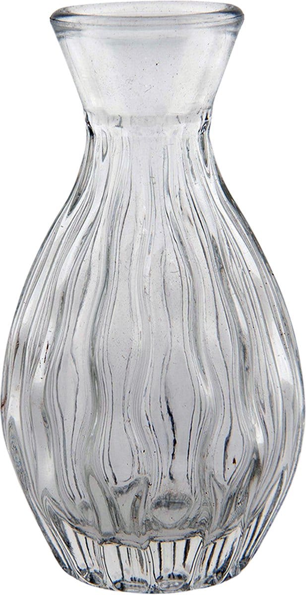 Clayre & Eef Vaas Ø 6x11 cm Glas