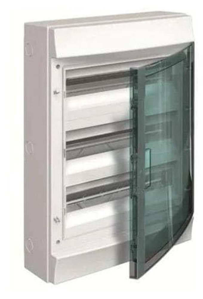 Wand Verdeelkast - Groepen Kast - Elektrische Installatie - IP65 Waterdicht - 54 Modules - Grijs