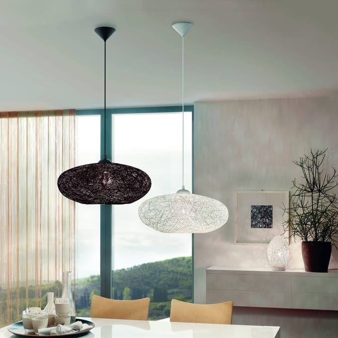 EGLO Campilo Hanglamp - E27 - 1 Lichts - Ø45 cm - Wit