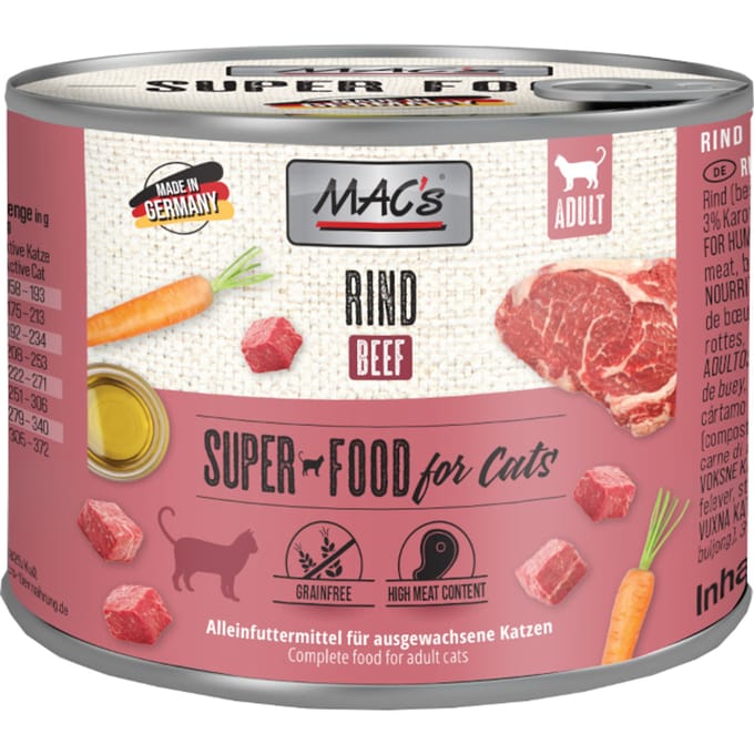 MAC's CAT - Blik 6x200g - Rundvlees