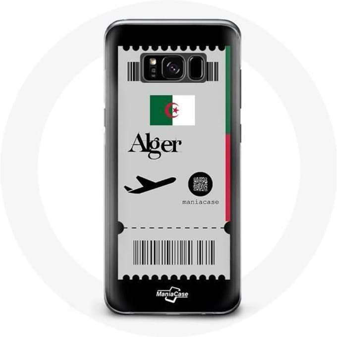 Coque pour Samsung Galaxy S8 Billet d'avion Alger