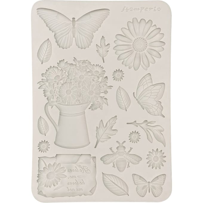 Silicon vorm A5 "Daisy Art", Daisy and Butterfly