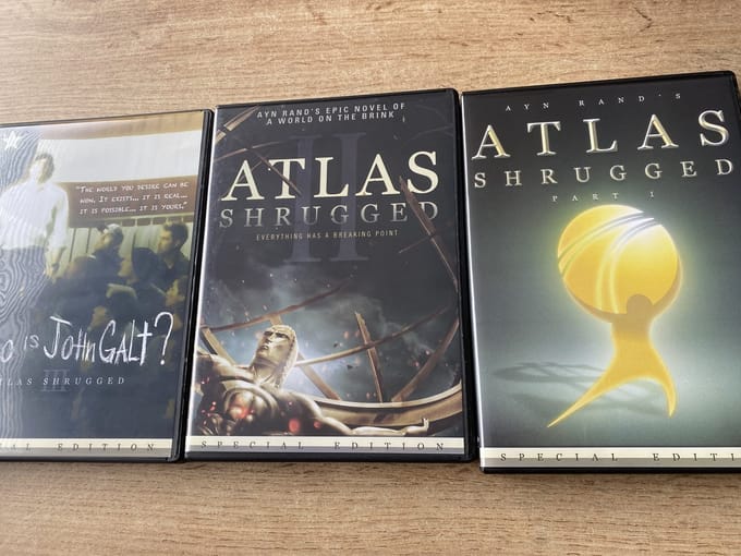 DVD Trilogy; Atlas Shrugged; Ayn Rand’s (USA import)