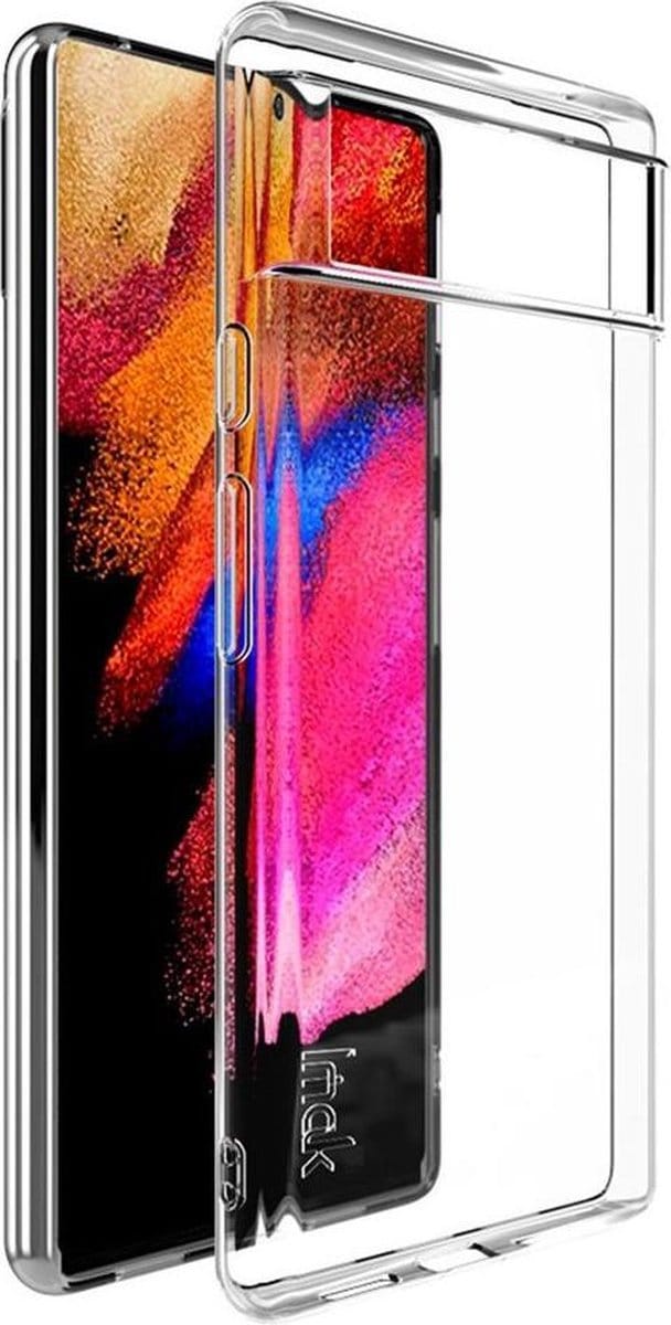 IMAK UX-5 Google Pixel 6 Hoesje Flexibel en Dun TPU Transparant