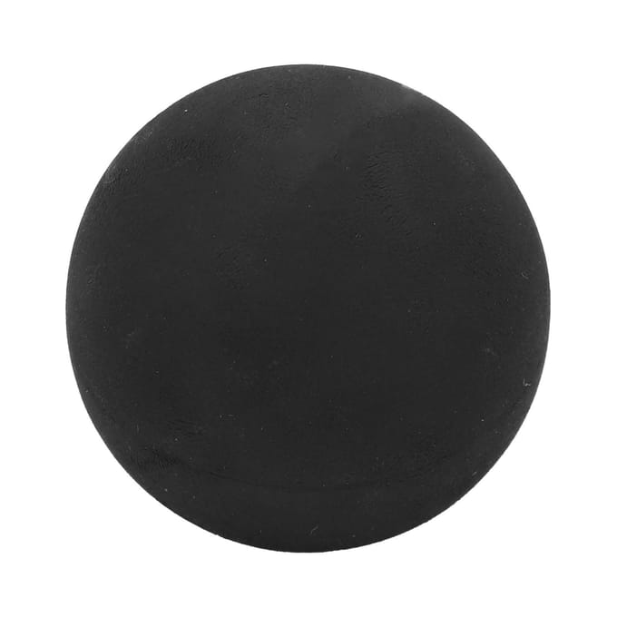 37mm Sport Competitie Squashbal Dubbele Gele Stip Rubberen Squashballen voor Training en Oefening black