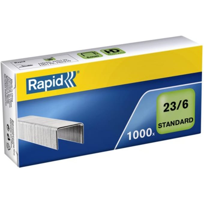 Nieten Rapid 23/6 gegalvaniseerd standaard 1000stuks
