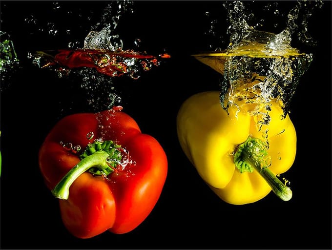 TMK ArtDeko - Snijplank Glas - Paprika - 40x30cm