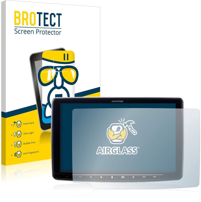 Screenprotector voor Alpine iLX-F903D 9" Beschermglas transparant