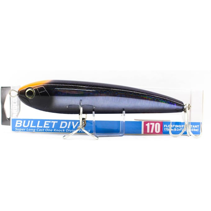 Yo Zuri Duel Hardcore Bullet Dive 170 mm drijvend kunstaas F1223-HSBL (9029) black