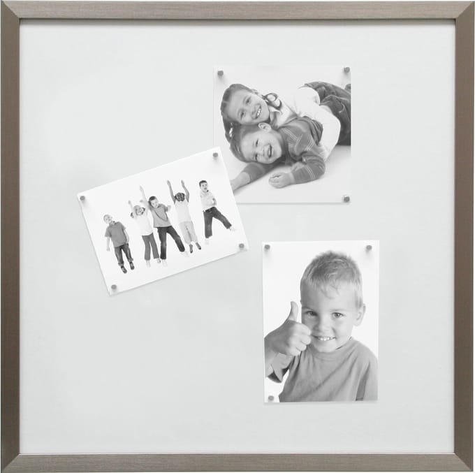 Deknudt Frames magneetbord S41VD1 M - zilverkleurig - 30x40 cm
