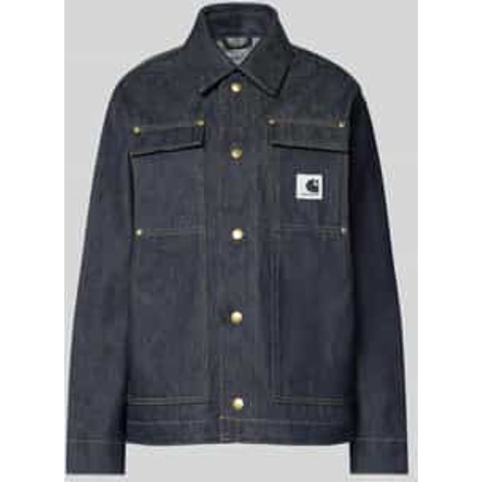 Regular fit jeansjack met logopatch model 'Arctic'