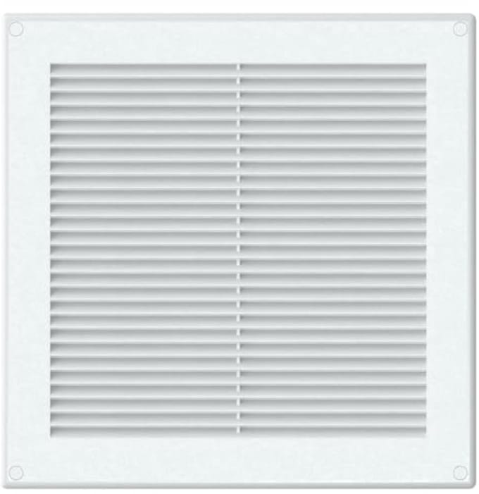 Ventilatierooster Cover - 300 x 300 mm met Muggennet