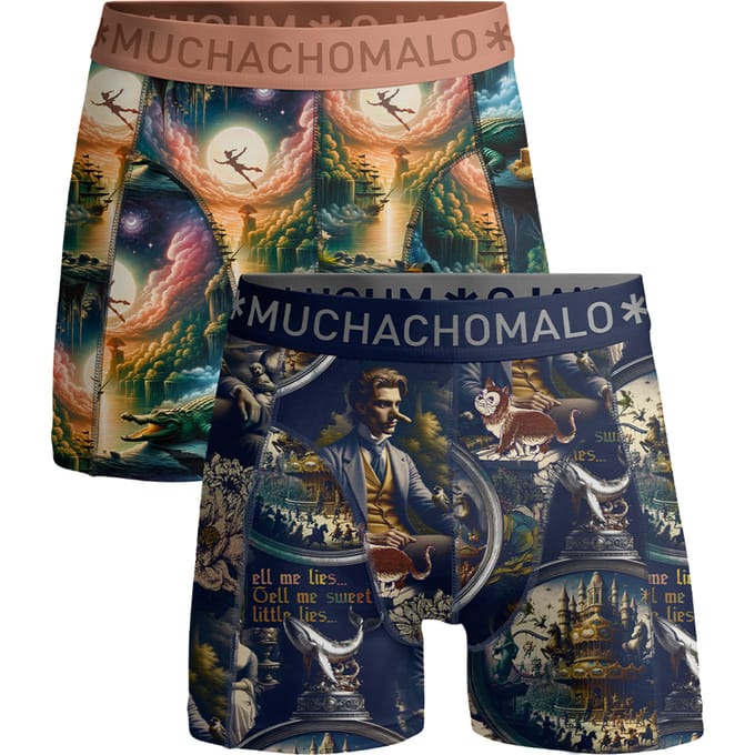 Muchachomalo Heren Boxershorts - 2-Pack - Mannen Onderbroeken