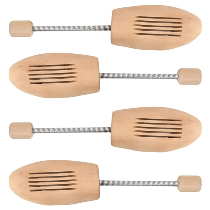 vidaXL - Schoenspanners - 2 - paar - EU - maat - 43-46 - massief - lotushout