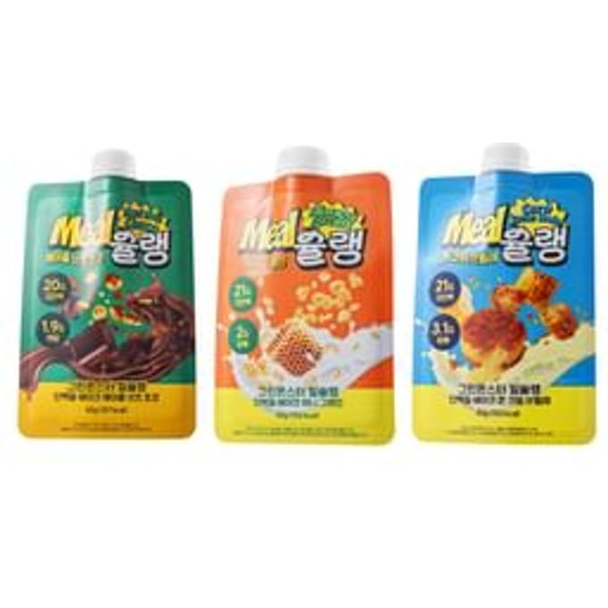 Meal Chelin Protein Shake - 3 Types Hazel Nuts Choco